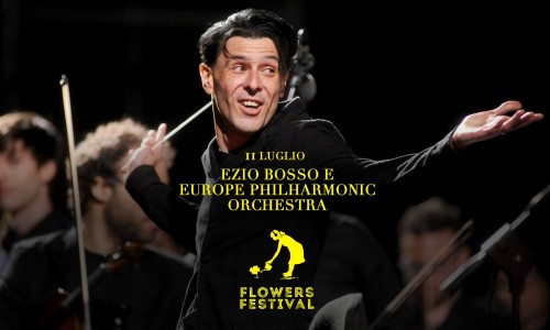 Ezio Bosso & Europe Philharmonic Orchestra in concerto al Flowers Festival , Collegno (To) 